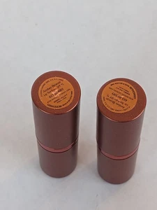2 Estee Lauder Amber Bronze Lip Tint Balm 613 Berry Lipstick SPF 15 NEW - Picture 1 of 5