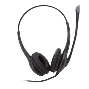 Customer Service Headset Noise Reduction Ergonomic Clear Call Volume Control FY - Zdjęcie 1 z 24