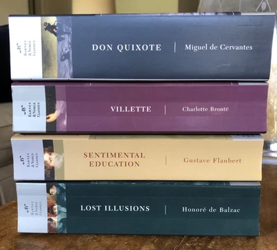 Lot of 4  Classics Very Good - Balzac, Bronte, Cervantes, Flaubert Foto 1 de 4