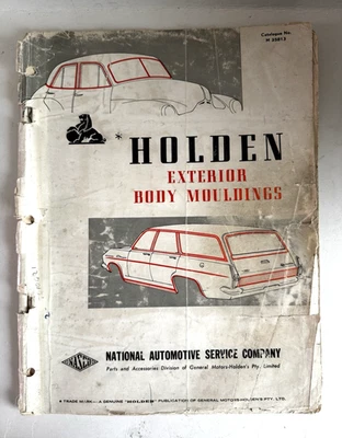 Holden Nasco GMH Exterior Body Mouldings 26 Page Catalogue No. M 35813 Very Rare - image 1 of 4