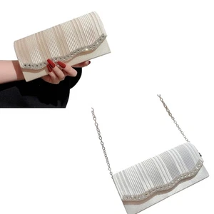 2023 Wedding Clutch Cocktail Crossbody Shoulder Bag Rhinestone Evening Bag - Picture 1 of 9