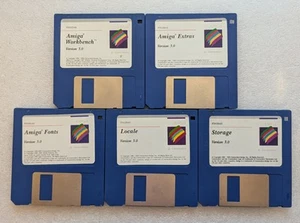 Commodore Amiga 1200 Workbench 3.0 Disks - Working VGC - Afbeelding 1 van 6