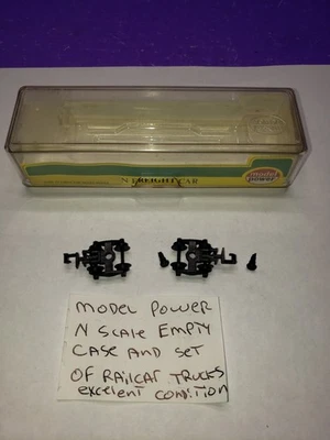 N Scale Model Power  EMPTY CASE , SET OF  TRUCKS EXCELLENT CONDITION LOT - Image 1 of 4