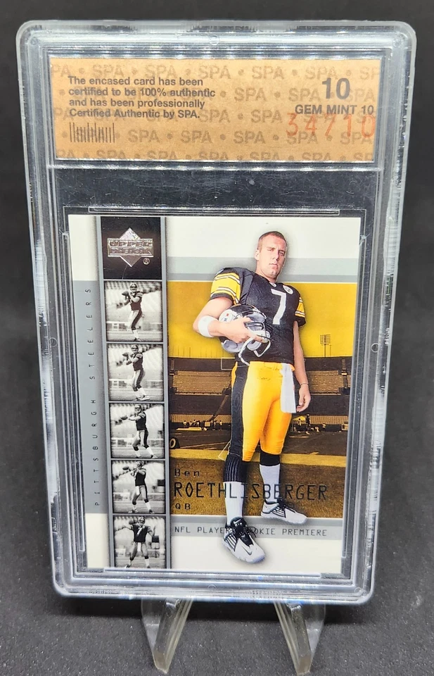 Upper Deck 2004 - Ben Rothlisberger - Jugadores NFL Novato Estreno RC! SPA 10! Foto 1 de 3