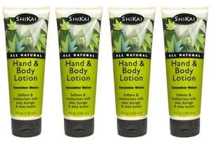 ShiKai Cucumber Melon Hand Body Lotion 8 Fl Oz Pack of 4 Moisturizer for Dry ... - Picture 1 of 1