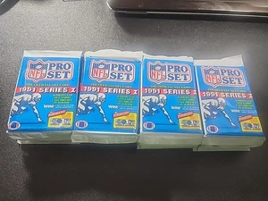 1991 Pro Set Football Series 1 (Lot) Of 20 New Packs - Picture 1 of 2
