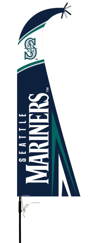 Seattle Mariners Flag Premium Feather Style CO - Image 1 of 1