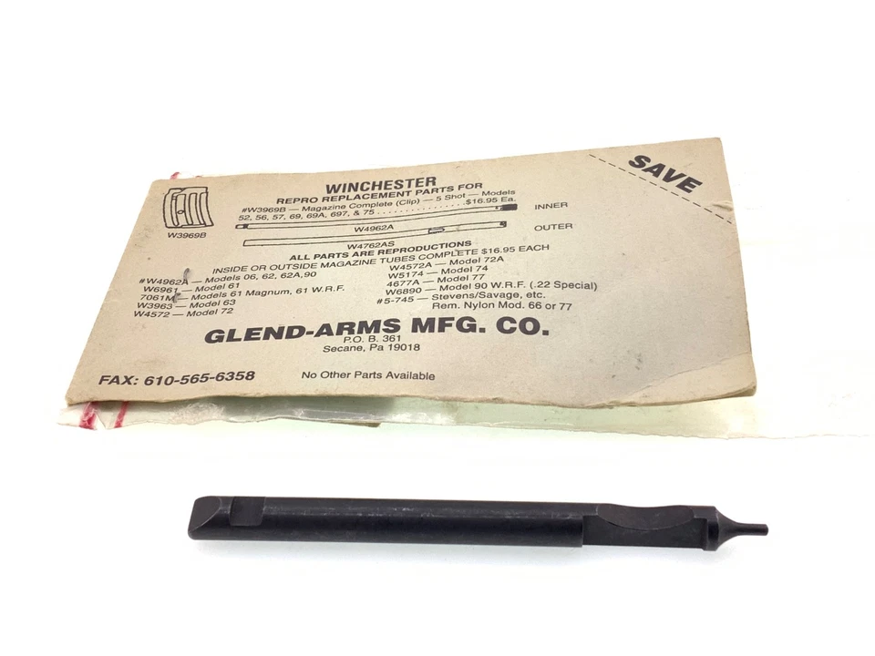 Firing Pin for Winchester 1894, Pre-64 94, 55, 64 New Glend Arms MFG CO - Image 1 of 2
