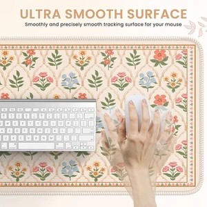 Large Mouse Pad,Floral Desk Mat,Non Slip Desk Pad,Computer Mats for Desktop, ... - Picture 1 of 7