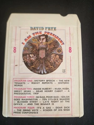 I Am The President 8 Track Tape 1969 David Frye Elektra Stereo 8 UNTESTED - Image 1 of 4