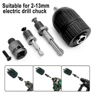 Drill Chuck 5 In 1 Adapter For 2--13mm Shank Drills Quick Change Three-jaw - Picture 1 of 4