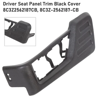 Driver Seat Panel Trim Black Cover For Ford F250 F350 F450 Super Duty 2008-10 F8 - Image 1 of 4