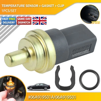 COOLANT TEMP TEMPERATURE SENSOR 2PIN 06A919501A 06A919501 FOR VW AUDI SKODA SEAT - Image 1 of 4