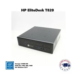 HP EliteDesk Intel @3,0 GHz 128GB SSD+1TB HDD 16GB RAM UltraSmall PC WiFi USB3 - Bild 1 von 2