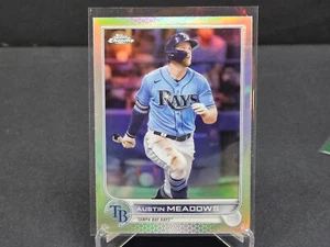 2022 Topps Chrome Sonic AUSTIN MEADOWS REFRACTOR #10 Tampa Bay Rays - Picture 1 of 1