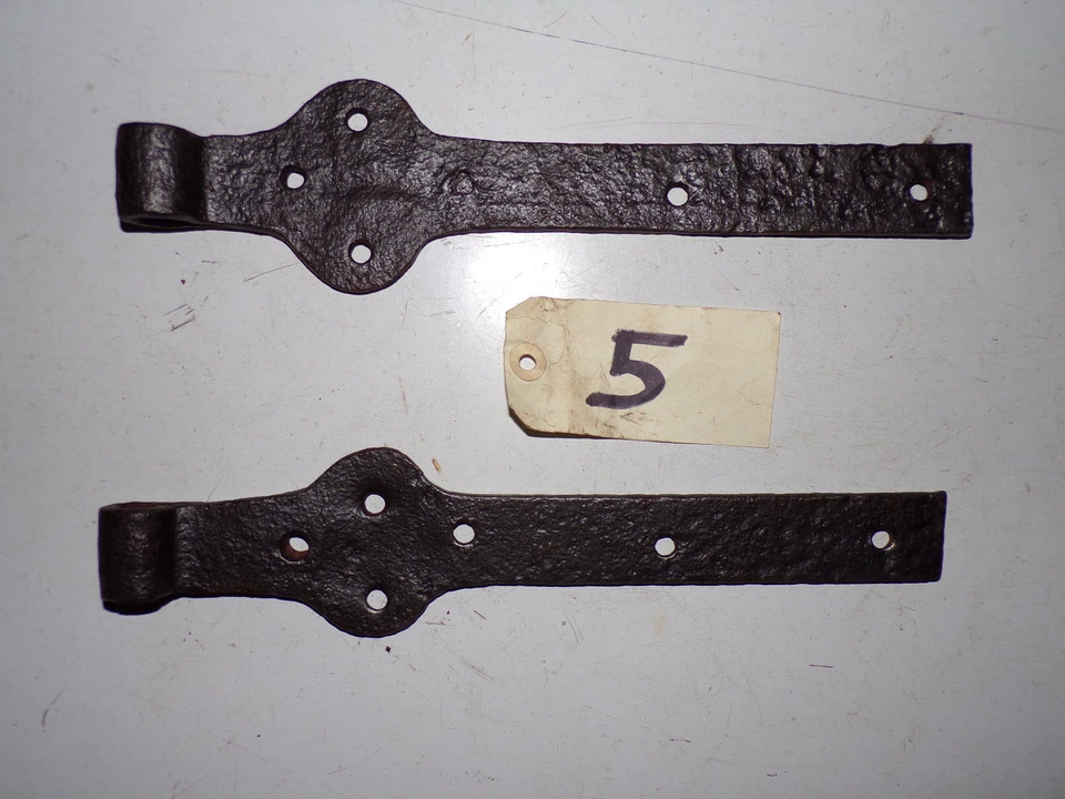 Pentures, charnières,  anciennes en fer forgé - Photo 1/1