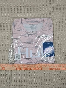 Medium HUK Men's Billfish Pursuit Long Sleeve UPF Fishing Performance Shirt Pink - Picture 1 of 7