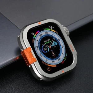 Ultra metalowa obudowa ze stopu aluminium do Apple Watch Ultra 2/1 Series 10 Ramka zderzaka - Zdjęcie 1 z 4