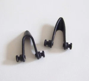 PLAYMOBIL (B715) WESTERN - Lot de 2 Harnais Noir pour Attelage Grand Modèle - Imagen 1 de 1