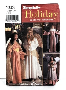 SIMPLICITY SEWING PATTERN 7033 HOLIDAY COSTUME COLLECTION SZ BB L XL UNCUT NEW - Picture 1 of 3