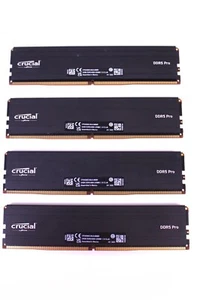 KIT CRUCIAL PRO 96 GB (4x24GB) DDR5-6000 UDIMM CP24G60C48U5 CL48 memoria de trabajo - Imagen 1 de 2