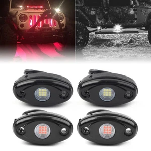 Car White LED Rock Light for JEEP Truck ATV SUV Trail Rig Bar Lamp - Picture 1 of 10