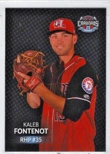 2017 Hickory Crawdads (High A-Texas Rangers) Kaleb Fontenot