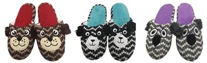 Womens Plush Slipper Ultra-Soft Pinup Cozy Non-Skid Slippers S-XL - Picture 1 of 3