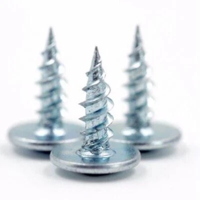 MAIWORKHOUSE.COM 100 Qty #8 x 1/2" Zinc Plated Phillips Modified Truss Head Wood Screws sharp pnt