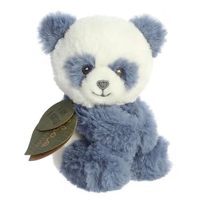 ebba - Eco ebba - 6 Zoll Pembe Panda Rassel umweltfreundliches Baby Stofftier - Bild 1 von 4