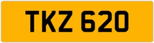 TKZ 620 T 3x3 DATELESS PRIVATE NUMBER PLATE TOM TONY TEL TOD TODD TAM TAJ TRACE - Picture 1 of 1