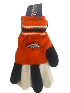 Denver Bronco NFL Winter Gloves NWT FOCO FOREVER Collectibles