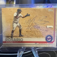 2019 Topps Eddie Rosario #258 On Card Auto