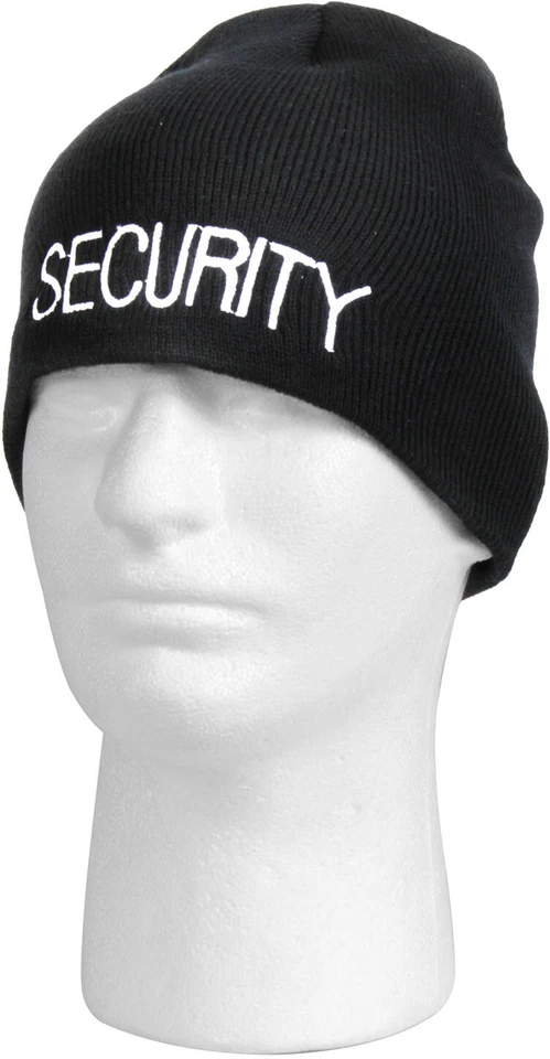 Gorro de seguridad negro calavera bordado tejido invierno acrílico gorra Foto 1 de 1