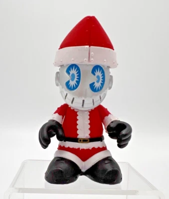 Kidrobot KidHoHoHo Bot 3 inch Mascots Vinyl Robot Figure, Christmas Santa Claus - Image 1 of 4