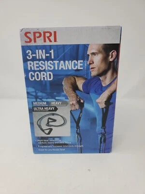 Tubos de resistencia SPRI 3 EN 1 bandas deportivas de entrenamiento ultra pesadas medianas pesadas Foto 1 de 4