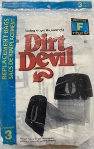 DIRT DEVIL Einweg Typ F 3 Stück Kanister Vakuumbeutel #3-200147/48-001 - Bild 1 von 2