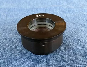 Carl Zeiss Jena, 0,8x Tubuslinse für Jenatech Mikroskop Zubehör - Bild 1 von 5