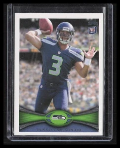 RUSSELL WILSON 2012 Topps Rookie SEATTLE SEAHAWKS #165 RC - Picture 1 of 2