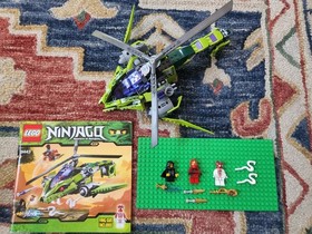 LEGO NINJAGO 9443 Rattlecopter 99% Complete Set With Minfigs No Box