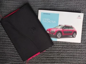 Citroen C4 Cactus 2014-2018 Handbook Owners Manual Quick Guide Wallet set - Picture 1 of 5