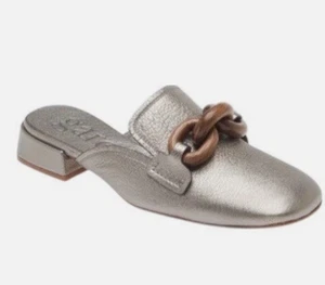 NWD $675 Pedro Garcia Emalee Mule in Grey Metallic Size 36/US 6 - Picture 1 of 16