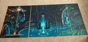 311 TRIPTYCH Set Rare Poster Brandon Heart Jeff Soto Maxx242 Artist Print - Picture 1 of 7