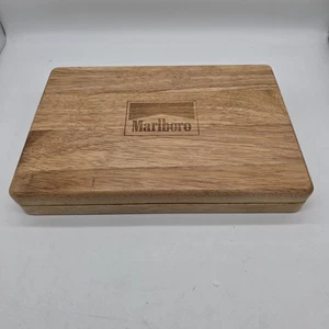 Vintage Marlboro Poker Chip und Spielkarten Set mit Holzkiste - Bild 1 von 2