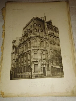 Ancienne revue architecture Moniteurs des Architectes 72 planches 1896 - Photo 1/4