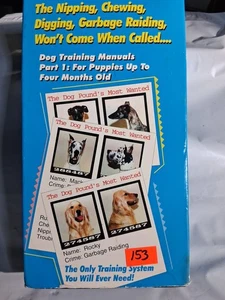 Dog Training Manuals Part 1 Puppies Up To Four Months Old VHS 1998  - Picture 1 of 2