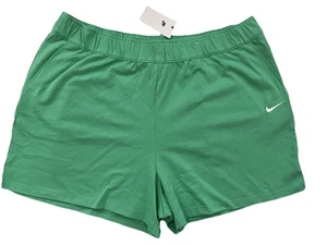 Nike Women's DR5027  Loose Fit High Rise  Shorts Size 3X Green Plus Size - Picture 1 of 4