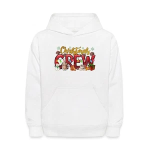 Christmas Crew Team Family Design Kids' Hoodie - Picture 1 of 13
