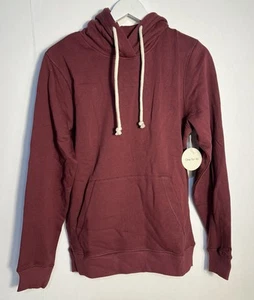 Pact Unisex Rosine Burgundy One For All Hoodie Pullover Bio Baumwolle Small - Bild 1 von 7