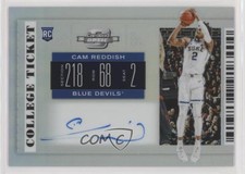 2019 Contenders Draft Picks RPS College Ticket Optic Cam Reddish Rookie Auto RC